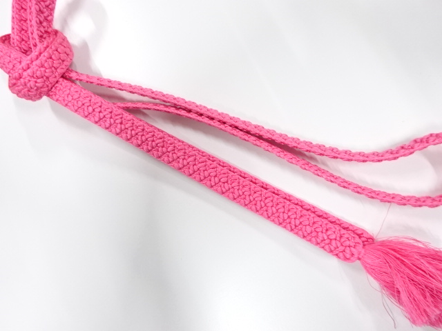 正絹　手組帯締め